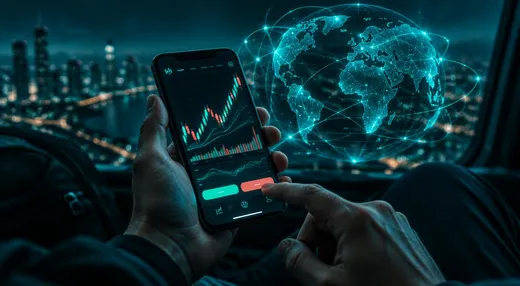 Telefonas su prekybos programėle